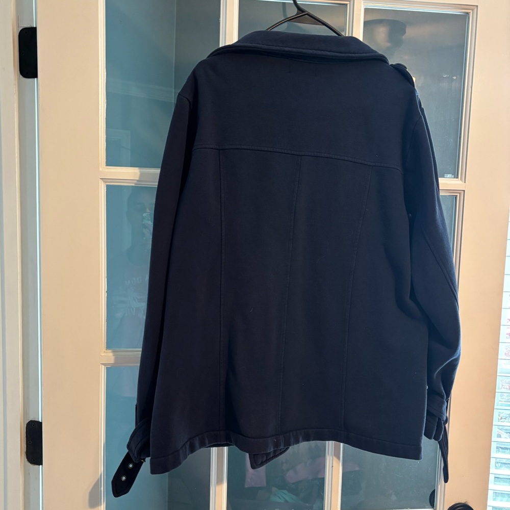 Torrid Dark Blue Double-Breasted Pea Coat - Picture 4 of 7
